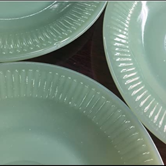 Fire King Jadeite Jane Ray Cereal Bowl (1) - Picture 6 of 7